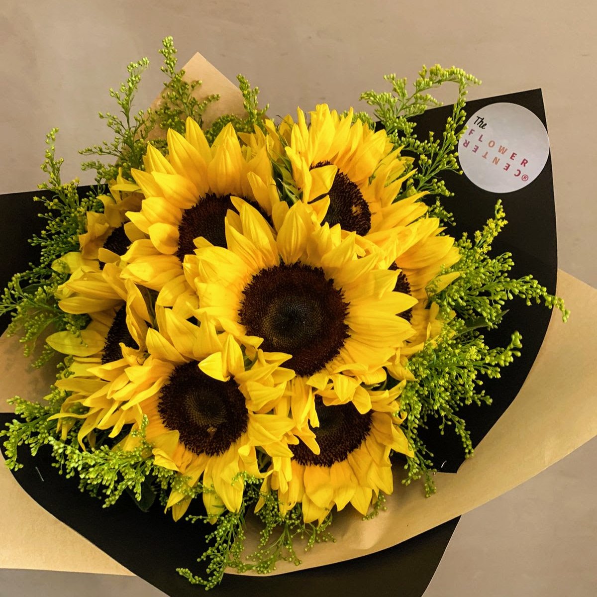 Ramo de 10 girasoles